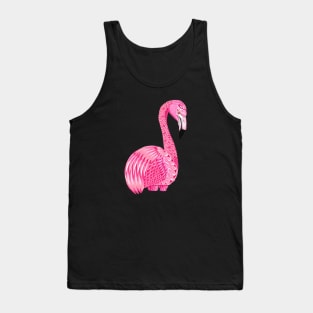 Pink Flamingo Totem Animal Tank Top